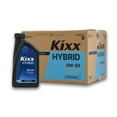 킥스하이브리드0w20 100%합성엔진오일, 2개, 0w20, 1L