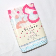 日本製 櫻花圖案 純綿手帕, 1個