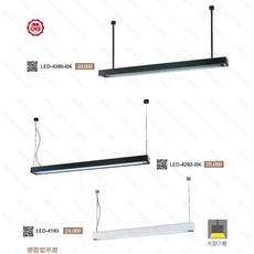 舞光LED T8燈管替換型燈具 LED-4282 貴族黑, 1個