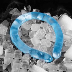 共享冷卻簡單輕便的頸部冷卻器, 藍色