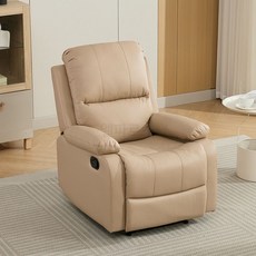 루미에뜨 거실 1인용 소파 전동식 리클라이너 뷰티살롱 전용 네일케어 속눈썹 풋케어 체어 흔들의자 리클라이닝, 6_베이지 듀얼모터 180도분리제어 80x86x100c