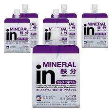 MORINAGA 森永 in綜合礦物質果凍 葡萄口味 180g, 6包
