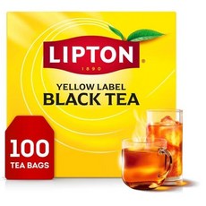 Lipton 홍차 티백 핫 또는 아이스 하이 카페인 티 총 100개 253532, 100 Count (Pack of 1)