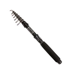 釣友俱樂部 超短小海竿 手把節可伸縮 碳素迷你短節海桿, 黑色,1.5