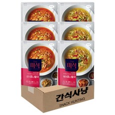 간식사냥 더미식 김치콩나물국 350g 3p+ 황태콩나물국 350g 3p