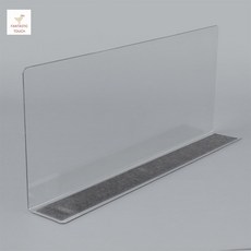 판타스틱터치 L형 투명 칸막이 28x12cm 1P 자석형 자석파티션칸막이