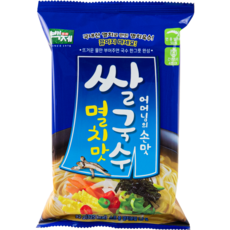 백제쌀국수 멸치맛 봉지면, 92g, 10개