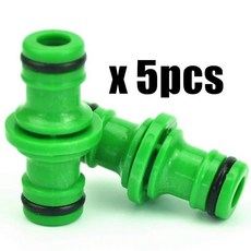 오렌지 자동차 세척 정원 급수 호스 파이프 빠른 커넥터 고압 와셔 라인 도관, 1. 2 way hose joint, 1cm