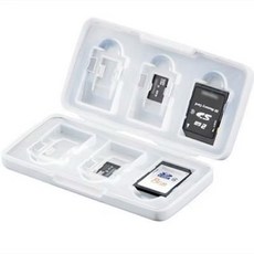 SANADA 日本進口記憶卡收納盒 SD卡收納盒 便攜式 可裝SD卡/microSD卡各6個, 1個, S D記憶卡收納盒, 1TB