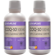 MRM 輔酶CoQ10左旋肉鹼錠粉, 2罐, 480ml