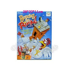 寶貝玩具屋 雞飛狗跳飛天屋 驚險刺激計時彈跳蹦蹦屋桌面遊戲 歡樂團康桌遊, 1個