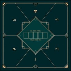 홀덤 텍사스 포커 매트 고무 여행용 보드 게임 고무매트 홈 게임용 책상 패드 파티용, 1개, 1. 60x60x0.2cm