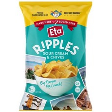 Eta 紐西蘭波浪厚切洋芋片 酸奶洋蔥風味, 1包
