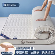 加厚乳膠牀墊家用軟墊學生宿舍榻榻米海綿墊鋪底單人牀摺疊記憶棉
