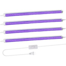 UV 라이트 튜브 바 타입 보라색 UVA LED 조명 KTV 잉크 경화 5V USB UV 10W AC 85 265V 입력 365nm 395nm, 10W 32CM 365NM, EU, 1개