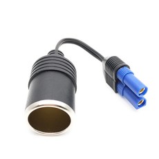 데일리쇼핑 자동차 12V 시거잭어댑터 시가변환케이블 EC5 시가소켓 변환어댑터 캠핑용, 1개, 1구