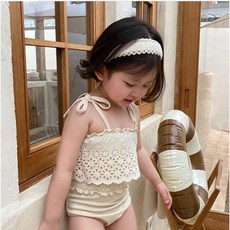 유아자수수영복 여아래쉬가드 여아원피스수영복 비치웨어 아기수영복