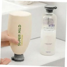 샴푸 로션 보관 알뜰캡 실리콘 마개 세제 절약 용기 리필 화장품 욕실 생활 용품, 1개, 02실리콘거꾸로-GREY