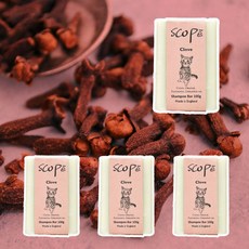 詩可貝SCOPē 丁香洗髮皂 裸裝4入 英國原裝, 4件, 100g