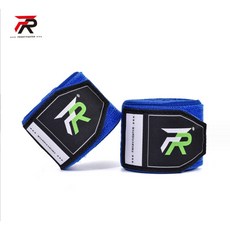 廣隆 TTP-5米彈力繃帶 纏手帶 拳擊 搏擊 散打 綁手帶 護手帶 阻力帶 舉重手綁帶 纏帶 護手帶 武術訓練, 1個, FR-新款-3米-藍色