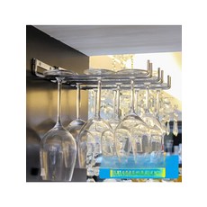 고정형 260mm 와인거치대 벽 와인잔걸이 고대 구리 측면 못 두 줄, 스테인리스스틸 측면 못 두 줄, 1개