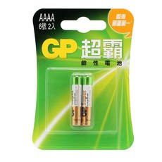 GP 超霸電池 超強鹼性電池 6號 1入/ 2顆裝, 1個