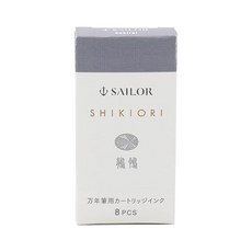 선원 만년필 카트리지 잉크 SHIKIORI-사계 오리- 야산 노래 鶺鴒 깨끗한 수성 염료 20ml 13-0400-239, 1개, 상세페이지 참조