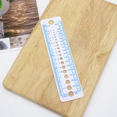 뜨개바늘 일자 게이지자, 1개