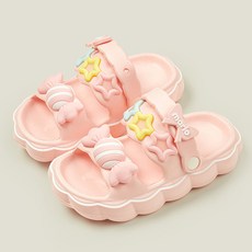 달콩슈 여아용 EVA 리본 성인까지 샌들 슬리퍼 DKE120