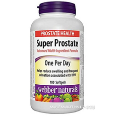 웨버네추럴스 캐나다 수퍼 전립선 쏘팔메토 webber naturals Super Prostate 대용량 180정-1병 (전립선 건강을 위한 영양제>캐나다 직배송), 1개, 180정
