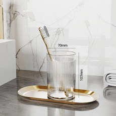 漱口杯 情侶款 塑料材質 大容量 洗漱杯 旅行用 簡約設計 刷牙杯 居家用品+流光白+410ml, 1個, 流光白:410ml