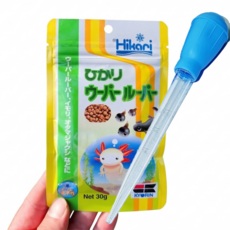 히카리 우파루파 사료 유생용 30g 올챙이 도롱뇽 유생 먹이 스포이드30ml 색상랜덤, 1개
