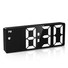 LED 디지털 알람 탁상시계 온도표시 USB 건전지