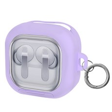 더조은셀러 프레임 스탠드 거치대 케이스 갤럭시 버즈4 프로 호환, 1개, 라벤더, 갤럭시 버즈4/4프로