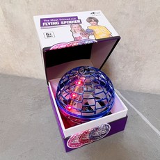 플라잉 매직볼 LED 조명 회전 부메랑 공중부앙 캐치볼 블루, A. 업그레이드 버전 블루 회전