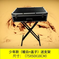아트 샌드 박스 스크린 치료 컬러 그림 라이트 테이블 상자 놀이 세트 미술, 청소년 모델(따뜻한흰색+커버+스탠드), 3박스