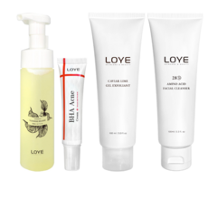 LOYE 樂妍 清潔保養任選二特惠組 (洗面乳/去角質/洗顏慕斯/痘痘精華)