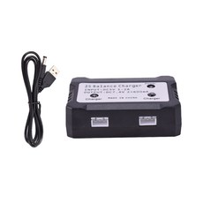 Syma X8C MJX X600 X101 RC 장난감 배터리 플매트 카펫 러그 입력 DC 5V 1-2A 용 2IN1 7.4V 2S 600 mA Lipo 밸런스 충전기, [01] 옵션1