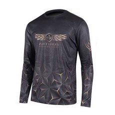 (아티누스) [AT-557B] 고밀도 냉감 라운드 티셔츠(블랙) (형제낚시), 3L(110)