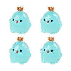 두데일리 차폭감 인형 스티커 초보운전 가이드라인, 4개, 블루