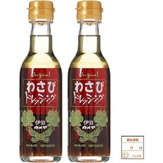 카메야 일본 와사비 드레싱 소스 180ml x 2개 세트