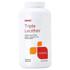 GNC 트리플 레시틴 1200mg 소프트젤, 180정, 0.89g, 1개