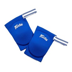 Fairtex 신축성 있는 팔꿈치 패드 EBE1 무에타이 킥복싱 보호 부드러운 원단 레드 L_157031, 블루_157031