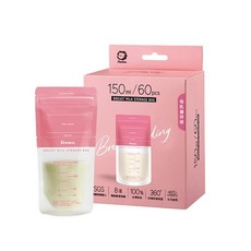 Simba 小獅王辛巴 母乳儲存袋150ml 60入 母乳冷凍袋 母乳保鮮袋, 1個, 60個裝