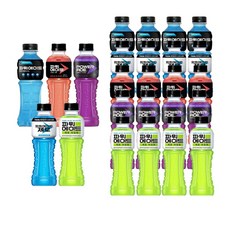 [드링킹] 파워에이드 600ml 5종 혼합 마운틴+퍼플+스칼렛+제로+라임 x 4개씩 (총20개), 20개