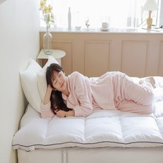 Illao 現代床墊床墊鬆緊帶型, 白色