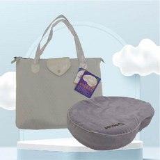 H&H 能量4D坐墊(附提袋)，人體工學設計，高密度材質，舒適透氣，減輕久坐不適感