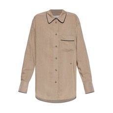 빅토리아베컴 스트라이프 파자마 셔츠