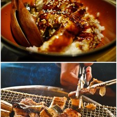 건강식 초벌 양념장어맛집 200g 4-5마리 캠핑음식 자연산 바다장어덮밥 초밥 구이 꼬치, 4개