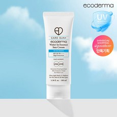 (단품) 에코더마 워터 에센스 선크림 100ml (특대용량), 1개